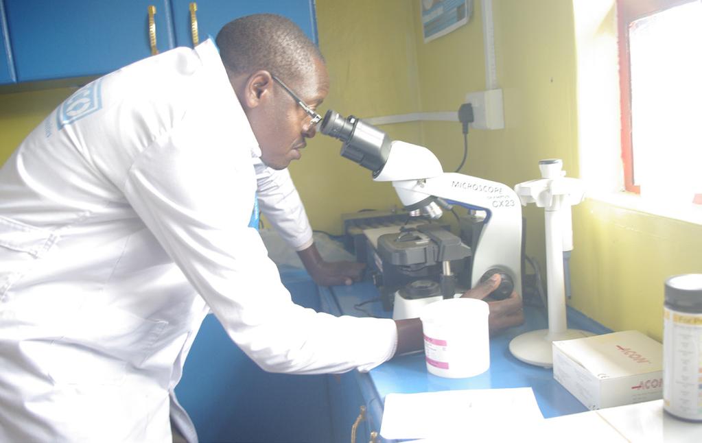 Cell Test 3 Hemaglobin Level 555 Beneficiary Spotlight Mercyline Maroche Mercyline Maroche is a 24 year old college student who lives near the Subra satellite clinic.