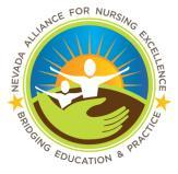 Nevada Alliance for Nursing Excellence (NANE) Meeting Minutes Date: August 14, 2015 Place: Videoconference between Reno and Las Vegas NSBN Offices Attendees: Reno: Debra Scott (NSBN), Sarah Warmbrodt