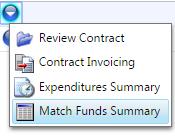 Expenditure Summary In the third selection option, you will be able to track your spending per invoice and see the status of your invoice.