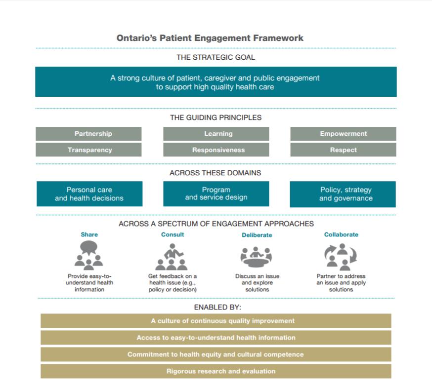 Patient Engagement: Spectrum of Approaches The analysis of patient engagement approaches