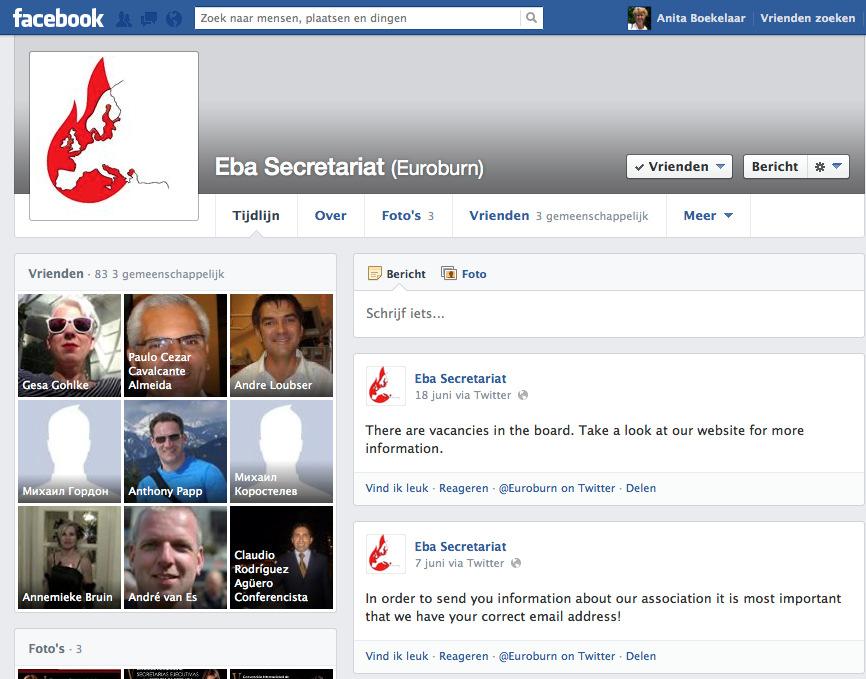 EBA congress Vienna 28th -31st August 2013 Interesting websites and social media: Official EBA