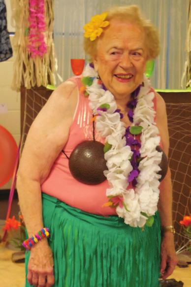 Clarise, who is in her eighties, likes to fully participate in Senior Center special events and programs. Why act old when you can act young? You don t have to act old even if you are old!