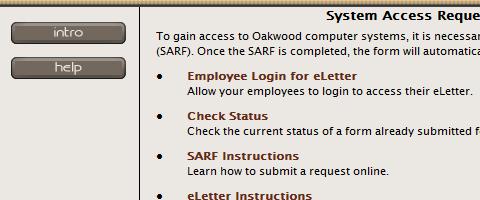 Under Quick links, click the Forms option. 3. Click the System Access Request link. 4.