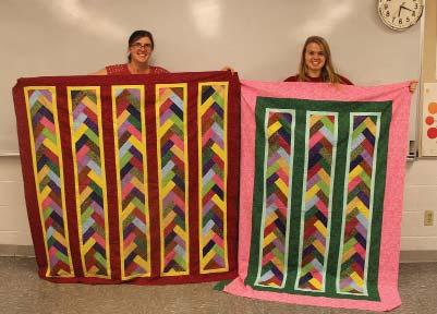Fall Quilting Class - The Thursday night quilting class has been busy piecing