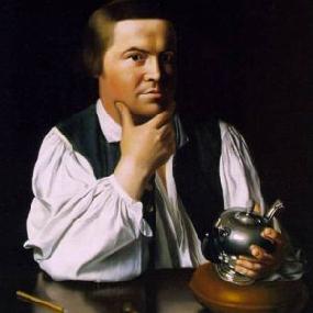 PAUL REVERE One if by land, two if by sea Two Lanterns were lit, Paul Revere goes to Lexington to warn Samuel Adams and John Hancock and