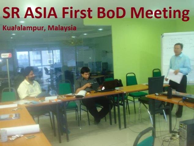 In Nov 2011, during a formal meeting of SR Asia s international directors (Mr. Birendra Raturi from India, Dr. Semerdanta Pusaka from Indonesia and Dr.