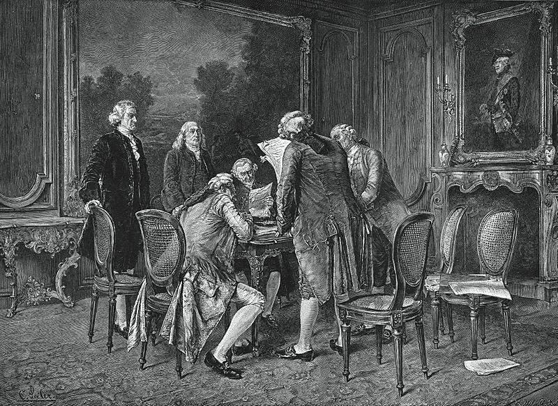 Compromise An agreement acceptable to both sides. Signing the Preliminary Treaty of Peace at Paris, November 30, 1782.