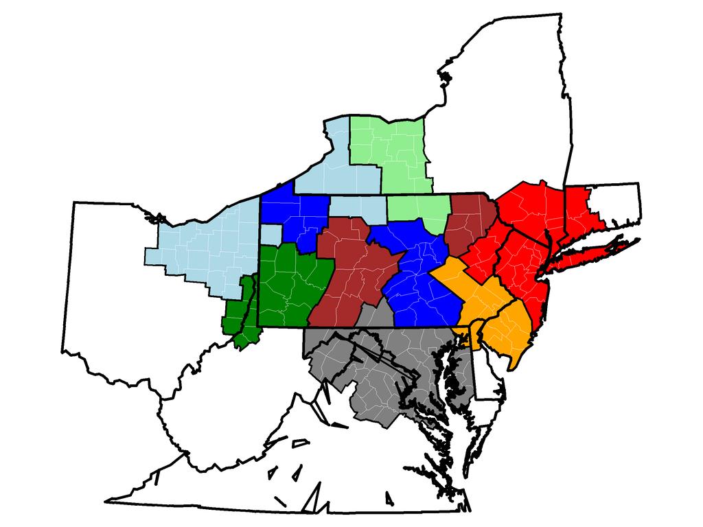 Cleveland Economic Area Defining the Appropriate Economic Regions Buffalo Economic Area Erie Economic Area NY Rochester Economic Area CT Scranton Economic Area OH PA NJ New York Economic Area