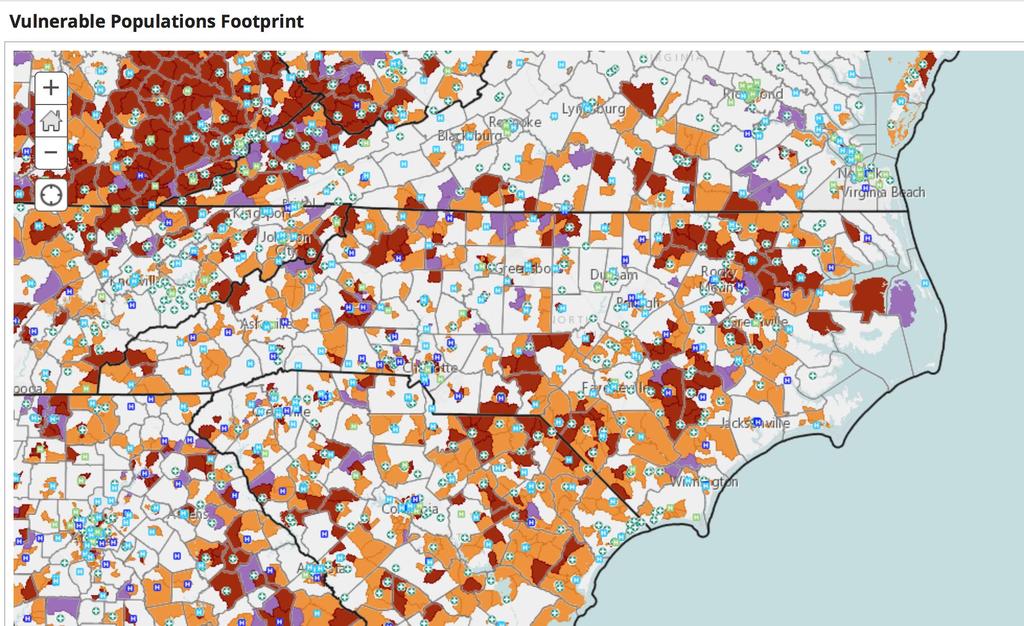 North Carolina's hospitals and health systems serve all people, including the most vulnerable