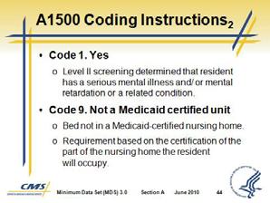 Section A Identification Information - PASRR screening is not required because: i. Resident was admitted from a hospital after requiring acute inpatient care. AND ii.
