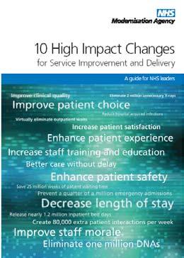 The PCT Guide to Applying the 10 High Impact Changes Introduction PCTs can utilise the 10 High Impact Changes to: underpin their local improvement strategy improve the services they provide negotiate