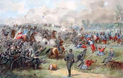 the South would surrender Unexperienced army under McDowell pressured to fight Beauregard at