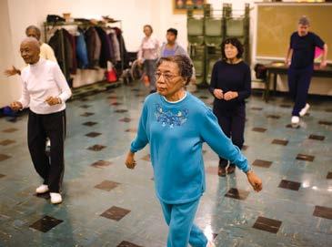 Staying Active Good for Our Region A fiscal 2015 fitness test showed that 87 percent of Senior Fit participants scored above standard on upper and lower body strength, speed and agility, and upper
