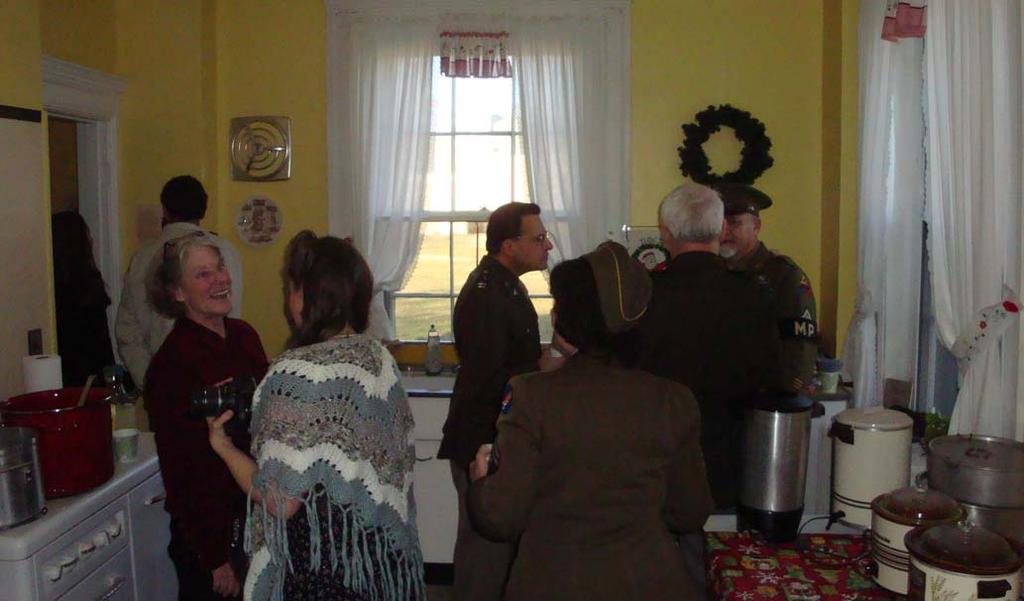 With the hot spiced cider and coffee, the kitchen of History House was constantly busy.