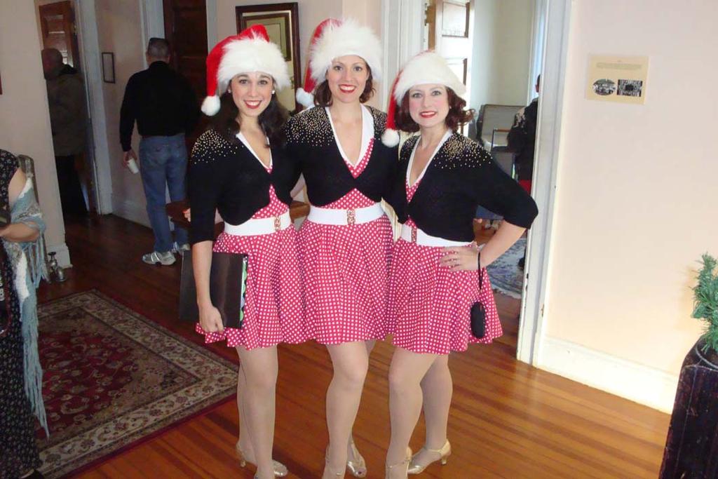 One of the highlights of the weekend was three of the Manhattan Dolls, who provided