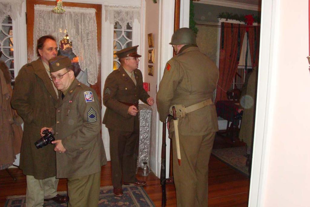 As the day wound down, we prepared to perform another evening colors Ceremony.