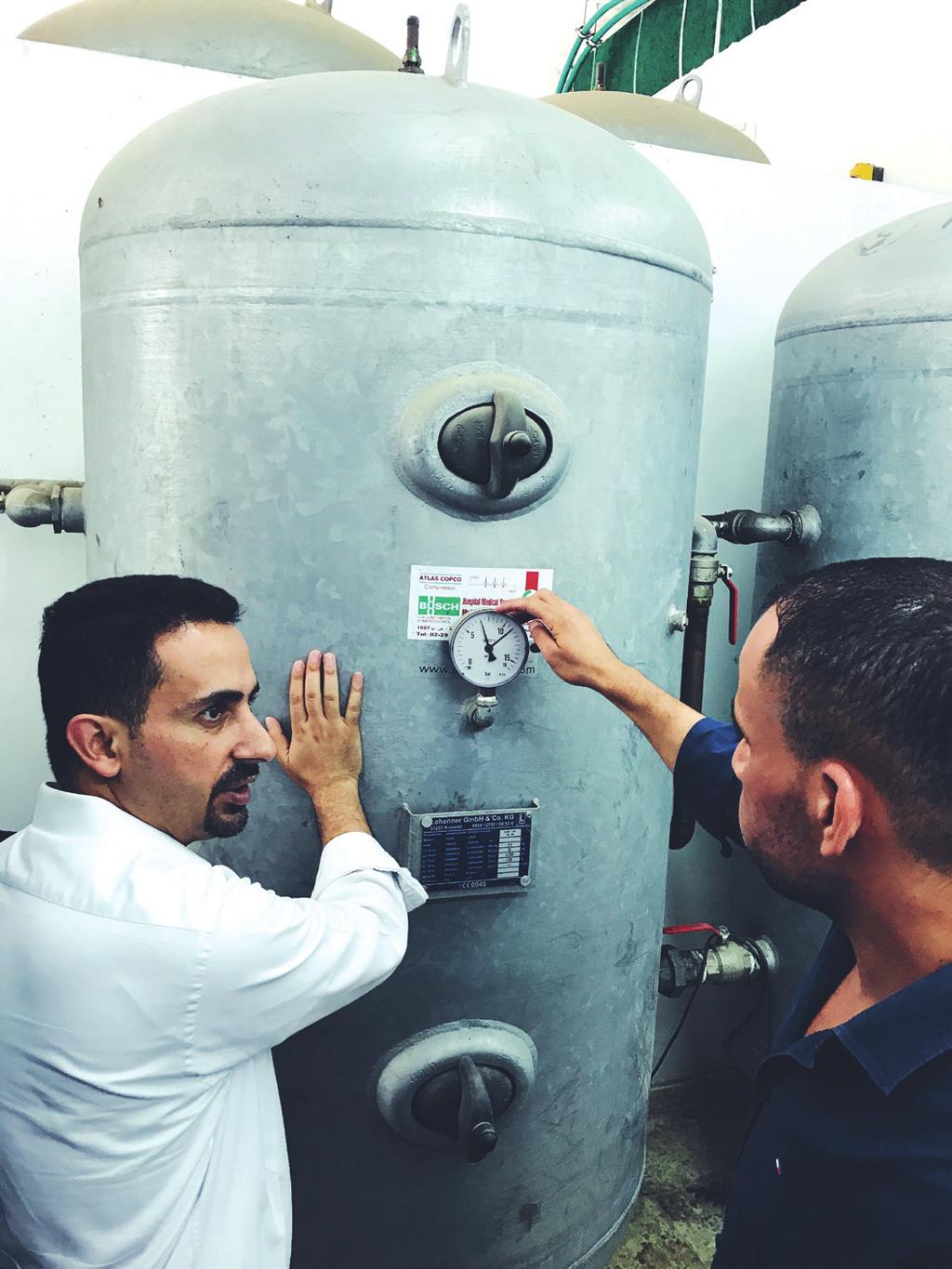 Oxygen Generators for hospitals in Gaza and West Bank The aim of the project is to ensure that all public hospitals in Palestine have self-sufficient production of medical oxygen as well as providing