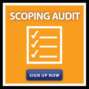 Scoping Audits Targeted toward companies who may not have engineering staff on site Online form followed by a