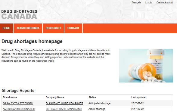 Homepage Website is available in both official languages Most recently
