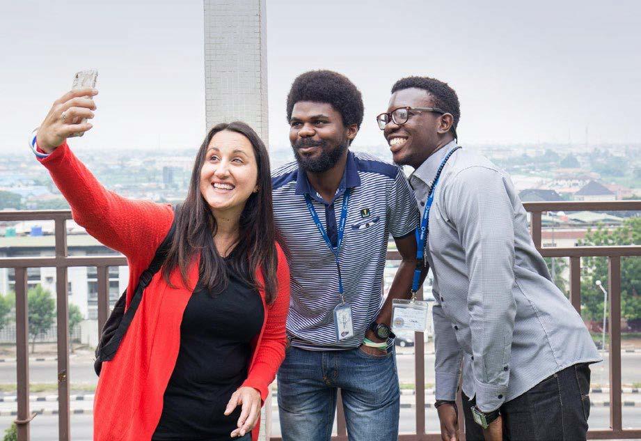 TOP RIGHT Andela Zebra developers welcome CTO Meetesh Karia and Dir.