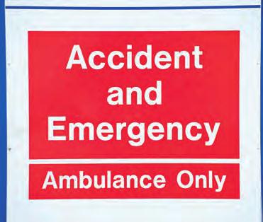 It is important that you only use an A&E Department for serious injuries and major emergencies.