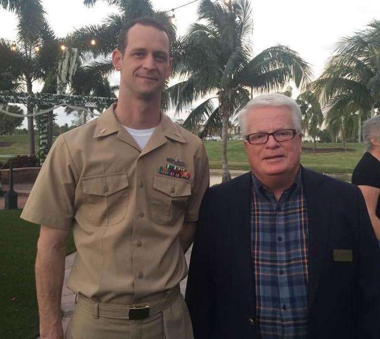 Broward Navy Days used that opportunity to have sponsors and volunteers meet them at a reception held at Galuppi s Restaurant in Pompano Beach. Below are several photos taken at the event.