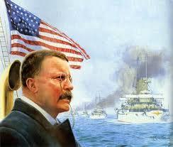 Theodore Roosevelt (new President) believed in military strength U.S.