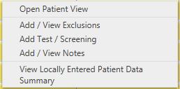 Add Test/Screening Better to use the TSWF MHSPHP AIM form to capture tests from purchased care. See separate instructions for that purpose.