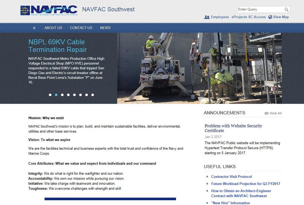 Future Workload Search NAVFAC Southwest Future Workload Report at NAVFAC