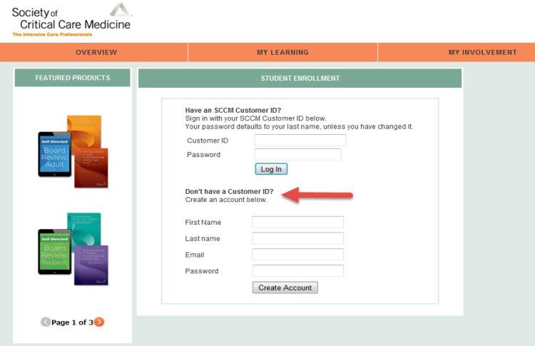 Figure 1 4. Once you ve successfully created your account, please log your Customer ID and Password in a safe place.