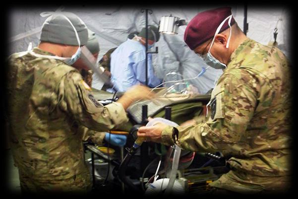 armed forces : Medical Corps surgeons & anesthesiologists; Nurse