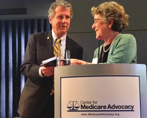NATIONAL COMMITTEE FOR RESPONSIVE PHILANTHROPY: FOUNDATIONS, DONORS AND HEALTH POLICY 6 Judith Stein, founder and executive director of the national Center for Medicare Advocacy (CMA), also spoke