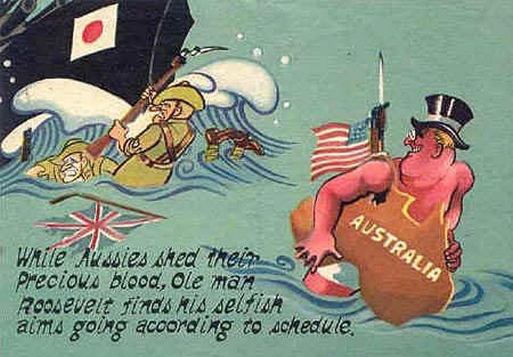 DOCUMENT: Japanese Propaganda Leaflet, 1942 Although the war began on December 7, 1941, it took considerable time for the United States to mobilize and send troops to the Pacific.