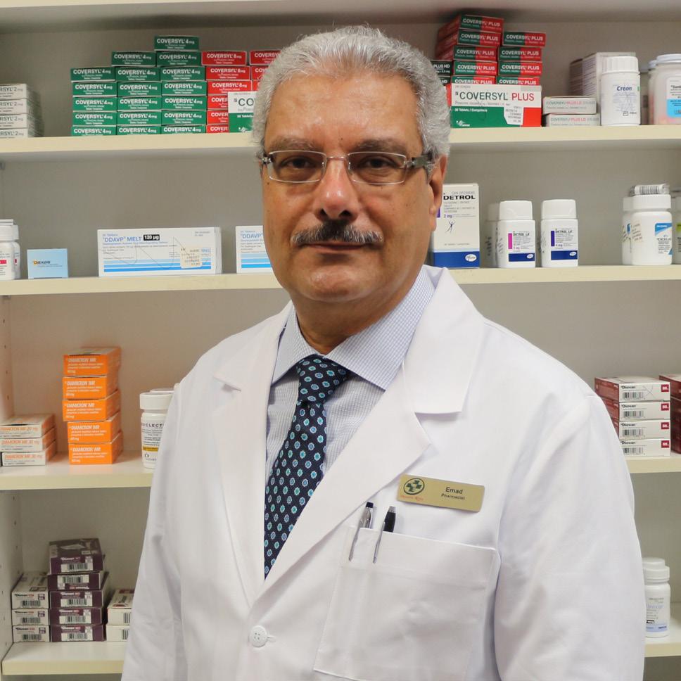 EMAD KHALIL Owner & Pharmacist Health Rite Pharmacy Health Rite Pharmacy, located in Ajax, H strives to serve all the prescription medication and home healthcare needs of the community.