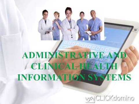 Health organizations integrate variety of clinical information and administrative types of information systems.