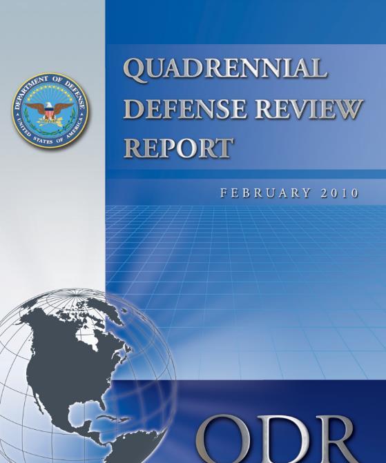 UNCLASSIFIED - FOUO Background 2010 Quadrennial Defense Review resulted in the decision to restructure CBRN response forces and revise concepts for response.