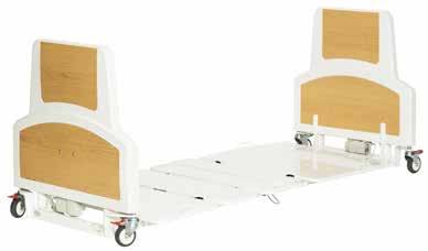 9 FloorLine LTC Floor-level-bed for long term care facilities Lowest height from the floor of only 9.5 cm (3.