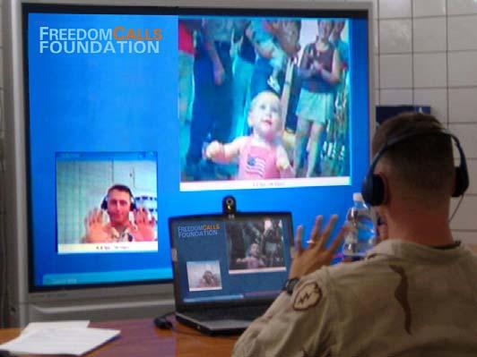 Freedom Calls Foundation Media Backgrounder The Freedom Calls Foundation is a 501(c)3 public charity which has built a satellite network to support state of the art communications for military
