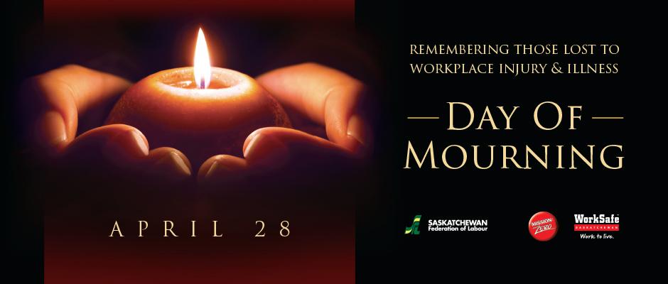 National Day of Mourning The National Day of Mourning, held annually on April 28, was officially recognized by the federal government in 1991, eight years after the day of remembrance was launched by