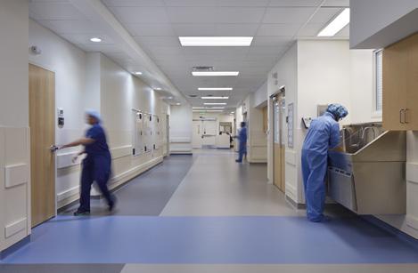 3 PRE-AND POST-OPERATIVE ROOMS: Spacious pre-operation rooms allow family