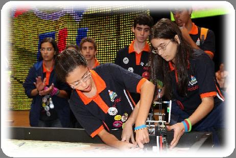 They design, construct, and program a robot while researching the real world problem, developing creative solutions, and finding ways to share their ideas. Visit http://www.firstlegoleague.