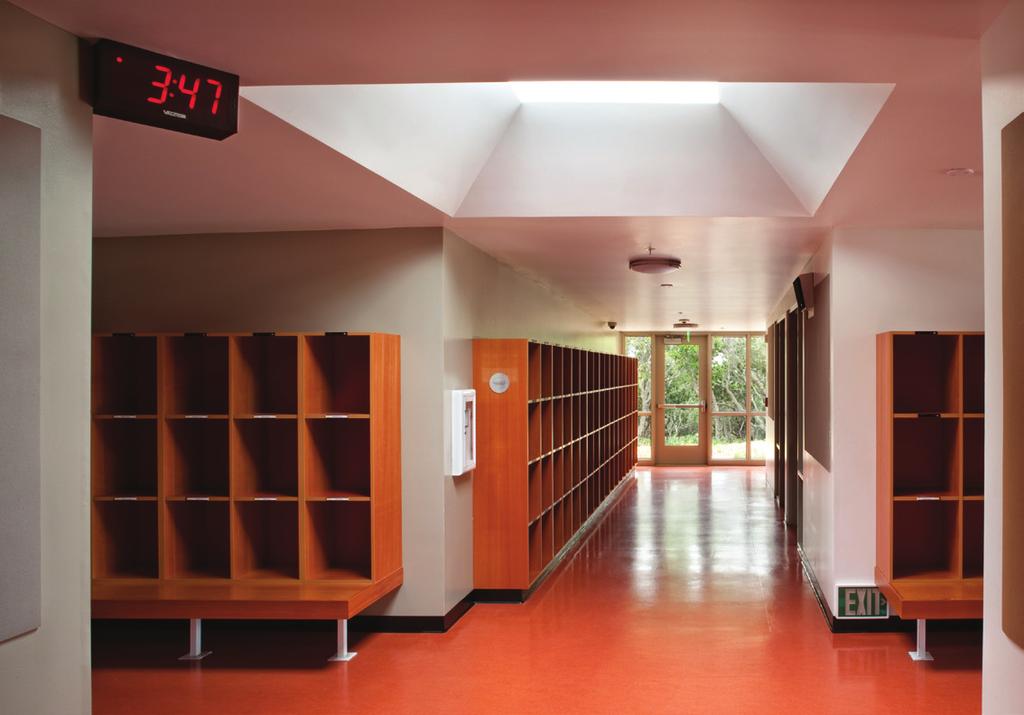 The project team goals included the desire to create welcoming buildings that calmed students upon their arrival, encouraged respect for the faculty, and changed visitors perceptions of what a school