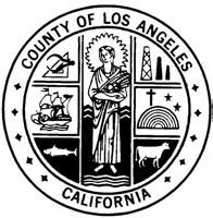 COUNTY OF LOS ANGELES MARVIN J. SOUTHARD, D.S.W. Director DAVID MEYER Chief Deputy Director RODERICK SHANER, M.D. Medical Director 550 SOUTH VERMONT AVENUE, LOS ANGELES, CALIFORNIA 90020 Reply To: (213) 738-4601 FAX No.