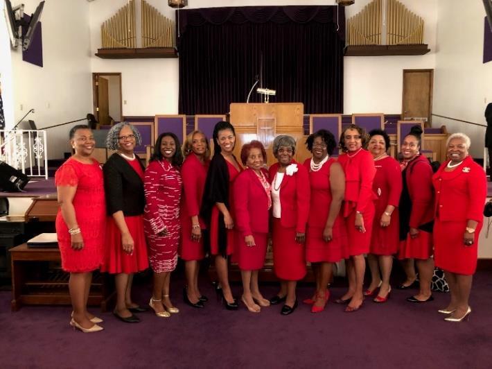celebrated Women's Emphasis Month and were recognized by the Rev. Dr.