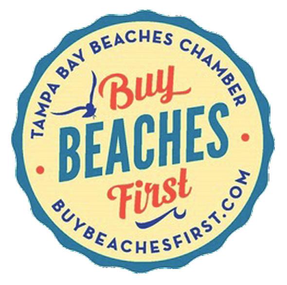 #BUYBEACHESFIRST In an effort to promote local businesses and reinvest in our community, the Tampa Bay Beaches Chamber has designed