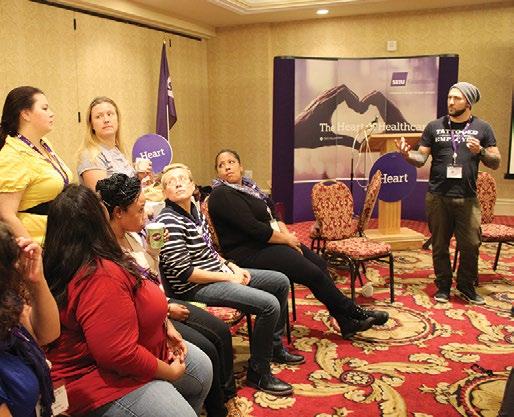 In October dozens of SEIU youth activists gathered together in St. Catharines for SEIU Healthcare s very first EMERG Conference.