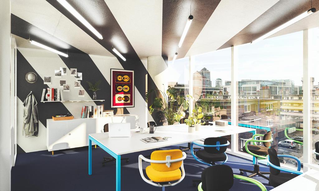YOUR WORKSPACE A CUBICLE FREE ZONE As Dublin continues to establish itself as a leading global tech hub, Huckletree D2 will provide a platform for investors, startups, scale ups and corporate