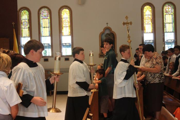 NEW ALTAR SERVERS TRAINING Our Altar Servers Training will start this October 2016.