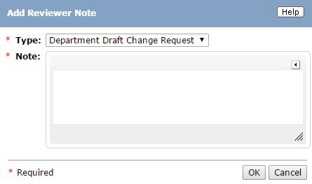 Request Changes to a Funding Proposal Grants Specialists can ask the proposal team to make changes to a funding proposal by adding reviewer notes to specific proposal pages.