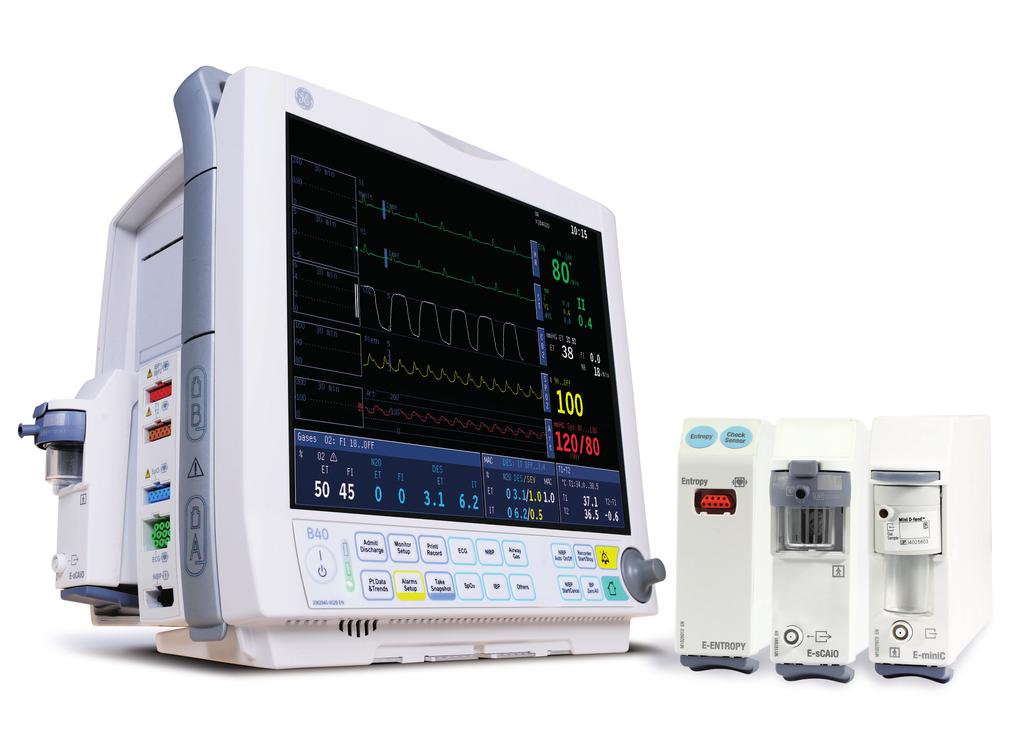 Ac The B40 Monitor makes it easy to acquire accurate patient data